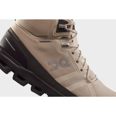 On Running Cloudrock (waterproof) - Sand / Black Mens